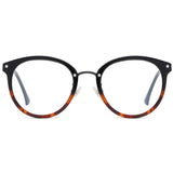 SOJOS Retro Round TR90 Blue Light Reading Glasses Womens Mens Readers Computer Glasses Eyewear Frame SJ9001, Black & Tortoise Frame 1.00 x