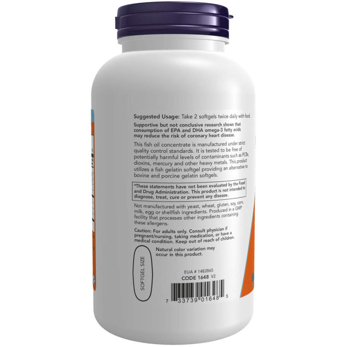 Omega-3 Fish Oil Softgels - Supports Overall Wellness