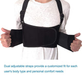 Solmyr Rib and Chest Support Brace, Broken Rib Brace, Breathable Rib Belt for Sore or Bruised Ribs Support, Sternum Injuries, Dislocated Ribs Protection, Pulled Muscle Pain(XL)