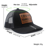 DailyCarry Trump 2024 USA Embroidered Hat Take America Back Hat Donald Trump Hat Black Red Adjustable Baseball Cap (Trump Vance 24 Black Gray)