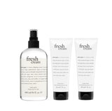 philosophy fresh cream body spritz and body lotion duo