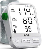 Blood Pressure Monitor for Home Use: AILE Blood Pressure Machine with Large LCD Backlit Screen - Large Comfort Blood Pressure Cuff Arm - 8.7"-16.5" Adjustable - 2 * 99 Records - Easy to Use