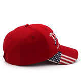 Trump Merchandise Trump Hat 2024 for President MAGA Hat Make America Great Again with USA Flag Cap Donald Trump Gifts Red