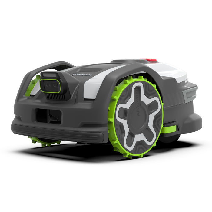 Greenworks C30Z Wire-Free Robotic Lawn Mower, up to 3/4 Acre, RTKVision Navigation, 24-Degree Slope Climbing, Smart Obstacle Avoidance, App Control with Electric Height Adjustment