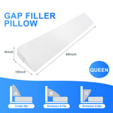 Talcusble Bed Wedge Pillow(60"x10"x6") Queen Size, Bed Gap Filler, Mattress Gap Filler, Headboard Bolster Pillow, Wall Pillow, Close The Gap(0-8") Between Your Headboard and Mattress/Wall