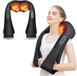 AERLANG Shiatsu Back and Neck Massager, Heating to Relieve Deep Tissue Pain, 3D Kneading Massage to Relieve Legs, Foot Muscles, Gift for Mom Dad Men Women