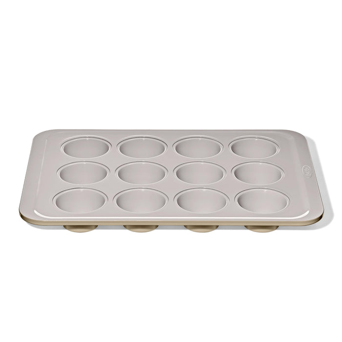OXO Good Grips Non-Stick Pro Ceramic Coated Metal Bakeware 12 Cup Muffin Pan – Biscuit