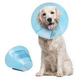 Supet Dog Cone Collar Adjustable After Surgery, Comfy Pet Recovery Collar & Cone for Large Medium Small Dogs, Elizabethan Dog Neck Collar Plastic Practical