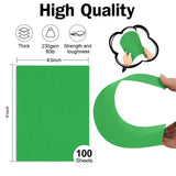 100 Sheets Green Cardstock 8.5 x 11, Goefun 80lb Green Card Stock Thick Printer Paper for Christmas Cards Making, Invitations and Craft