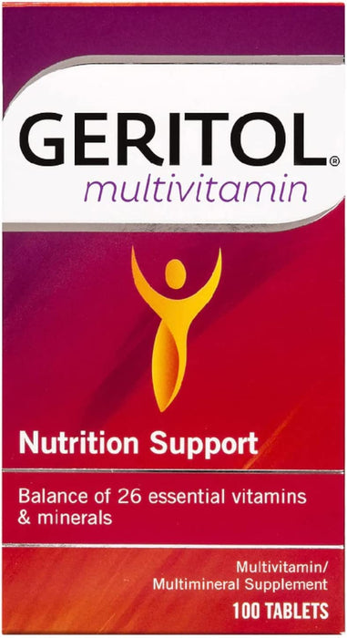 GERITOL Multivitamin 100 Tab (Formerly Called Geritol Complete - Same Product!)