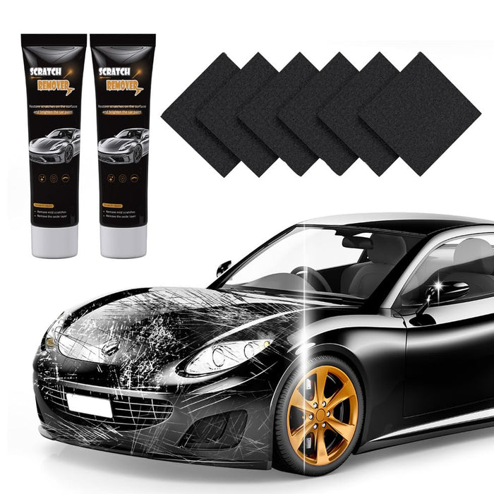 2025 Upgrade Nano Sparkle Cloth Car Scratch Remover, New Car Scratch Repair Paste, Magic Nano Cleaning Cloth Scratch Remover for Deep Scratch Repair-Darkgray