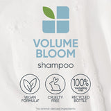 Biolage Volume Bloom Shampoo | Volumizing Shampoo | Lightweight Volume & Shine | For Fine Hair | Paraben & Silicone-Free | Vegan | Cruelty Free | Salon Shampoo | 33.8 Fl. Oz
