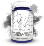 Nootropics Depot N-Acetyl L-Tyrosine Capsules | 350mg | 240 Count | NALT | Amino Acid Supplement | Natural Supplement | Supports Memory, Learning, Focus, Healthy Stress Levels