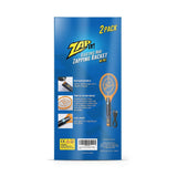 ZAP IT! Bug Zapper Rechargeable Bug Zapper Racket, 4,000 Volt, USB Charging Cable, 2 Pack