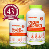 NutriBiotic - Calcium Ascorbate Vitamin C Powder, 16 Oz | Essential Antioxidant & Collagen Supplement Buffered with Calcium | Non-Acidic & Easier on Digestion Than Ascorbic Acid | Gluten & GMO Free