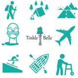 The Tinkle Belle Female Urination Device | Portable Urinal Without Case-Stand to Pee While Staying Fully Clothed! Easy, Compact, Reliable for Hiking/Camping/Travel/Concerts/Festivals/Dirty Toilets