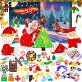 Fidget Advent Calendar 2024 for Kids - 24 Days Christmas Holiday Countdown Advent Calendars for Xmas Party Favor, Fidget Toys Bulk Sensory Toy Surprise Christmas Goodies for Girls Boys (35 Pcs)