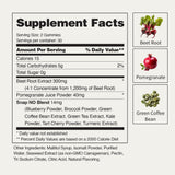 Snap Supplements Beet Root Gummies – 60 Peach-Flavored Gummies for Daily Wellness