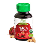 Amazon Andes Red maca Root Capsules - Female Health Supplement - Natural Energizer - USDA NOP Certified - Genitalized, Non GMO & Gluten Free - 100 Vegan Pills (1500mg per Serving) - Made in Peru