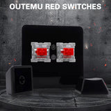 BTXETUEL NONO OSU keypad 2-Key Red axis Gaming USB Keyboard,Hotswap Mechanical Keyboard,Mini Mechanica RGB keypad for macros and Rhythm Games.