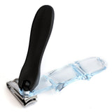 GLOSSY END EZ Grip 360 Degree Rotary Stainless Steel Sharp Blade Fingernail Toenail Clipper, Trimmer and Cutter