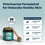 Four Leaf Rover - Harmony | Natural Skin Care for Dogs | Seasonal Allergy and Natural Histamine Support | Helps with Skin Health & Detoxification | 30 Medium Dog Servings