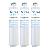 Refresh Replacement for Samsung DA29-00020A, DA29-00020B, HAF-CIN/EXP, 46-9101 Refrigerator Water Filter (3 Pack)