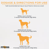 MYOS Canine Muscle Formula - Backed by Science All-Natural Muscle Building Supplement - Reduce Muscle Loss in Aging Dogs and Improve Recovery from Injury or Surgery, 6.35 Ounce