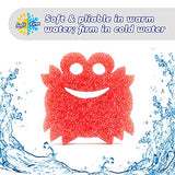 Scrub Daddy Sponge - Summer Shapes - Non- Scratch Scrubbers for Dishes and Home - 3ct