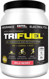 TriFuel - 3-in-1 Endurance and Recovery, Hydration, BCAA, Electrolyte Enhanced Drink (Wild Berry)…