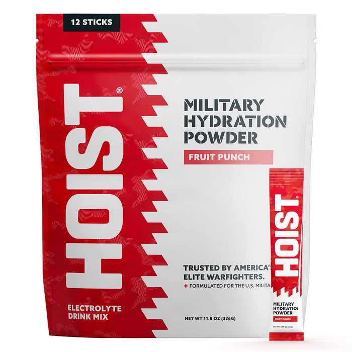 Hoist Military Hydration Powder Electrolyte Powder - Hydration Mix (Fruit Punch)