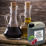 Cherry Balsamic Vinegar of Modena, Bulk, Catering, Restaurant-Quality, Salad Dressing, Vinaigrette, Reduction, 5-liter