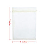 Volanic 100PCS 6X9 Inch Sheer Drawstring Organza Gift Bag Jewelry Pouch Party Wedding Favor Candy Mini Bottle Samples Display Bags