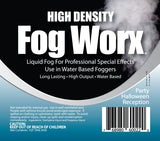 FogWorx Extreme High Density Fog Juice - Long Lasting, High Output, Odorless Water Based Machine Fluid - 1 Quart, 32 Ounces for 400 to 1500 Watt Machines