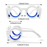 Hion Motion Sickness Glasses,Relieve Carsickness Airsickness Seasickness Glasses,Ultra-Light Portable Nausea Vertigo Glasses, No Lens Liquid Glasses for Adults or Kids(2Pairs)