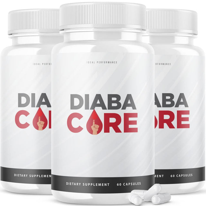 IDEAL PERFORMANCE (3 Pack) Diabacore Supplement Diaba Core Pills (180 Capsules)