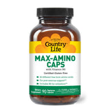 Country Life Maxi-Amino with 16 Free Form Amino Acids, 90 Vegetarian Capsules, Certified Gluten Free, Certified Vegetarian