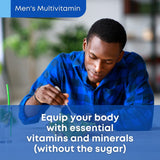 Wellvites Sugar Free Multivitamin Gummies for Men – Vegan & Non-GMO - Vitamin A, B6, and B12, Biotin & Folate – Vitamins for Men –No Artificial Sweeteners, Gluten Free – 60 Count (30 Day Supply)