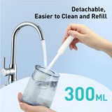 COSLUS Water Dental Flosser Pick for Teeth: 4 Modes Cordless Portable 300ML Larger Tank Water Teeth Cleaner IPX7 Waterproof Flossing Cleaning Picks for Home Travel FC5360