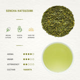Senbird Organic Sencha - Japanese Green Tea - From Shizuoka, Japan - Loose Leaf Tea In Airtight Tea Tin (3.5oz/100g)