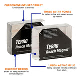 TERRO T256 Roach Magnet Trap With Pheromone Technology - 12 Traps