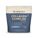 Dr. Mercola Collagen Complex Powder, Vanilla Flavor, 30 Servings, Powdered Dietary Supplement, Supports Youthful-Looking Skin, Non-GMO, MSC Certified