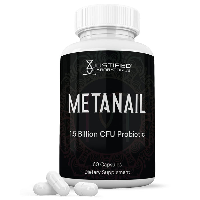 Justified Laboratories Metanail 1.5 Billion CFU Probiotic Nail Support 60 Capsules