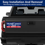 Shmbada Trump Vance 2024 Take America Back Magnetic Bumper Sticker for Cars - Support Trump Vehicle Magnet Sign Decal, Blue 10 x 3.5 Inches (Trump Vance 2 PCS)