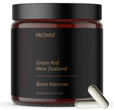 ProMix Nutrition Grass-Fed Beef Bone Marrow Supplement | Rich in Collagen, Vitamins & Minerals - Raw & Freeze Dried | - 180 Gelatin Capsules