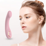 JTFFER Personal Eye & Face Electric Massager Wand-Portable Facial Vibrating Massage-for Puffy Eyes/Dark Circles/Eye Bags, Smooth Lip Wrinkles-Pink