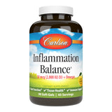 Carlson - Inflammation Balance, Balanced Omega-3 & Omega-6 Ratio, with D3, Norwegian, Wild-Caught Fish Oil Supplement with Fatty Acids, Sustainably Sourced Fish Oil Capsules, 90 Softgels