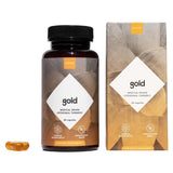 SYNCHRO Gold Medical-Grade Liposomal Turmeric | 60ct Capsules | Whole-Plant Extract, Nano-Encapsulation Delivery | Curcumin Black Pepper Piperine Supplement