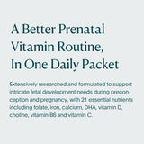 NATALIST Daily Prenatal Packs Daily Preconception & Pregnancy Formula Women's Wellness Multivitamin & Wild-Sourced Marine Algae DHA - Vegan, Gluten-Free - 30 Capsule Packets