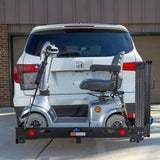 Silver Spring SC500-V3 Folding Steel Scooter and Wheelchair Carrier with Ramp